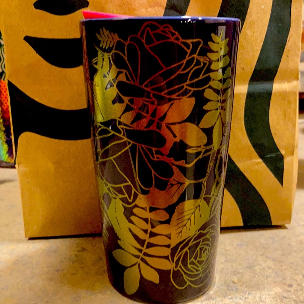 Starbucks ceramic rose cup